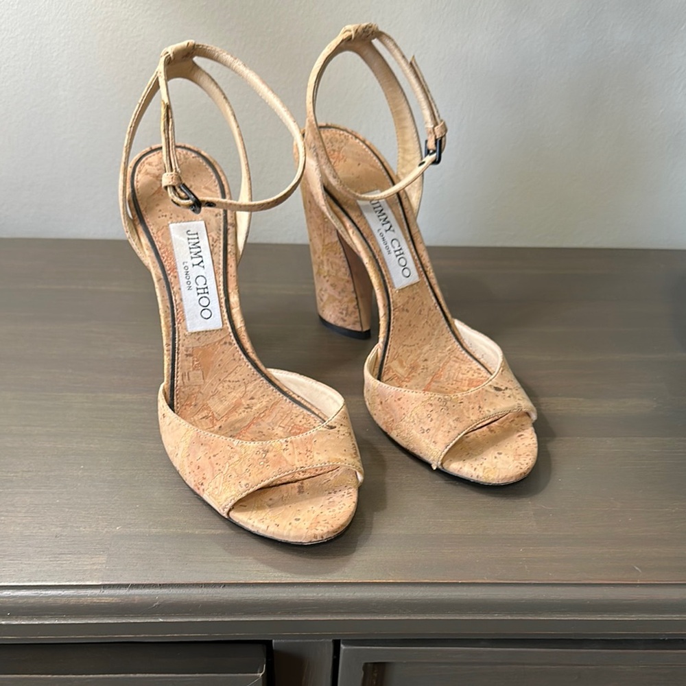 Jimmy Choo Tan Heels - Picture 3 of 8